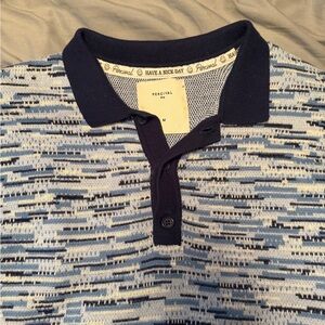 Blue Percival Men's Polo - Medium